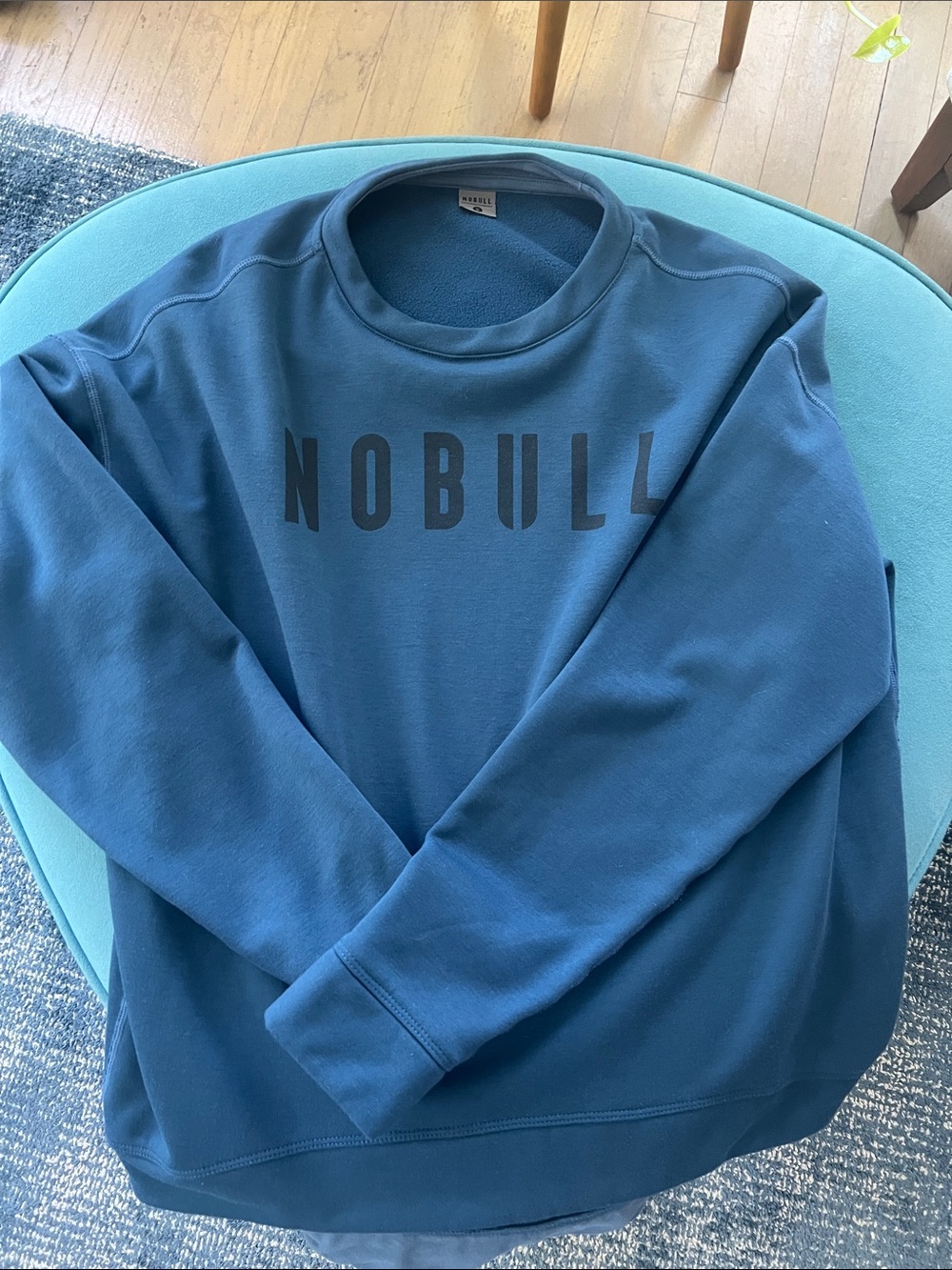 NOBULL Women’s Crewneck Sweatshirt - Blue - Small